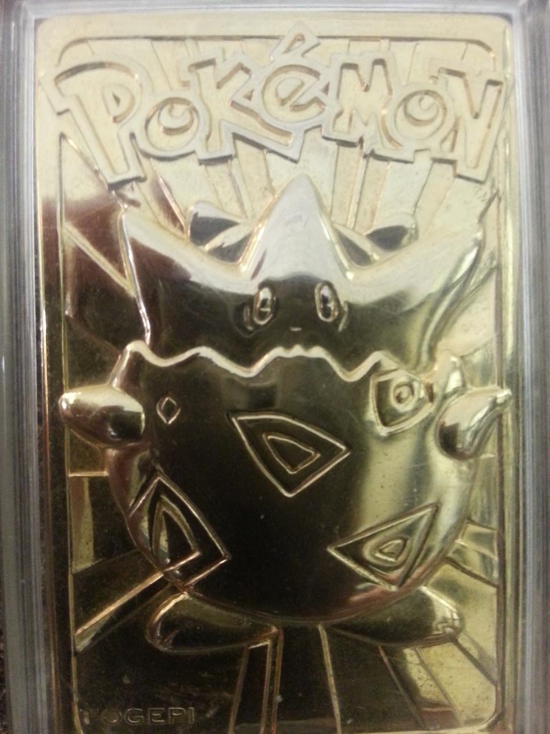 gold plated pokemon cards