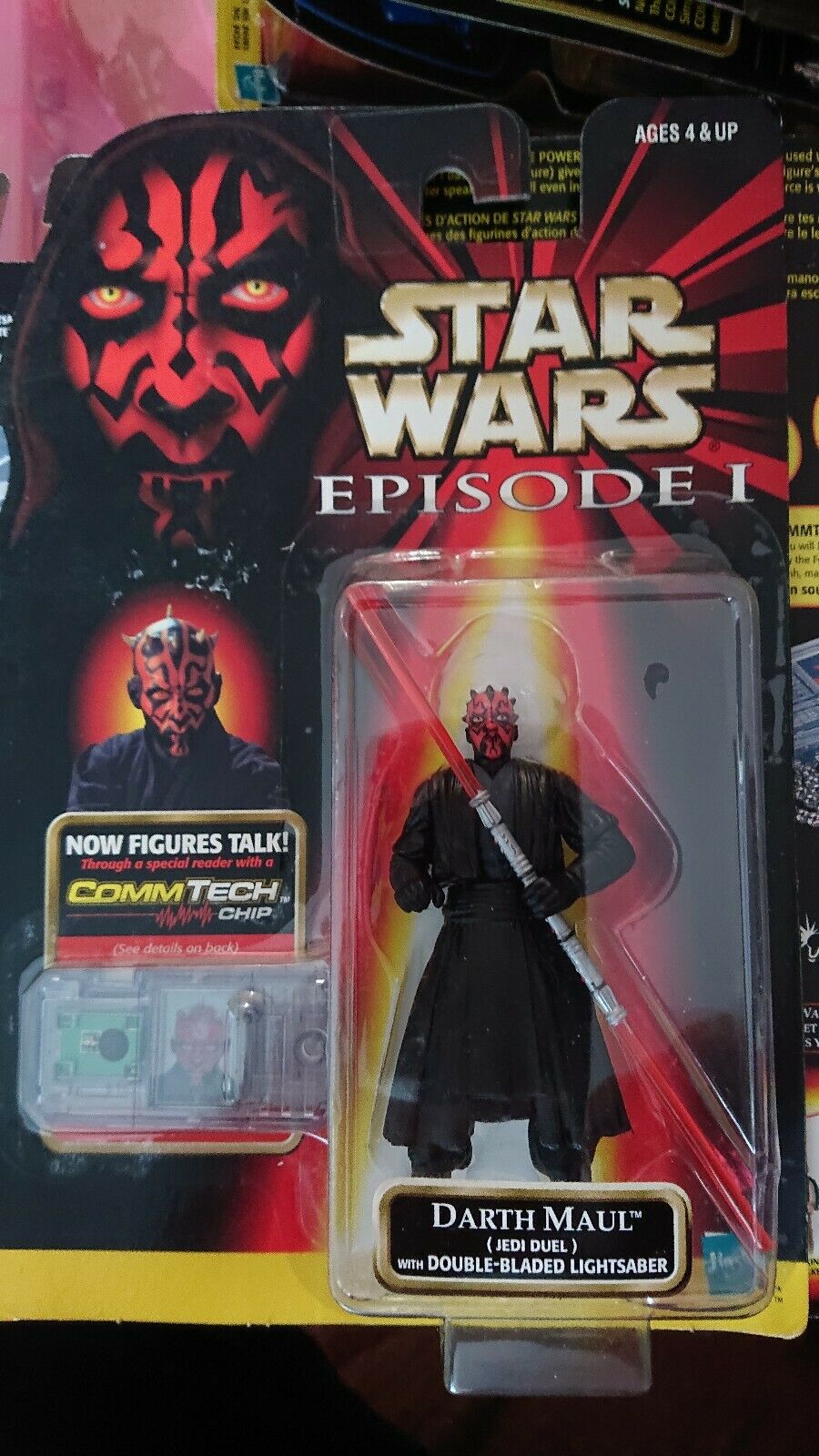 Jedi Dual STAR WARS EPISODE 1 DARTH MAUL WITH DOUBLE-BLADED LIGHTSABER. 