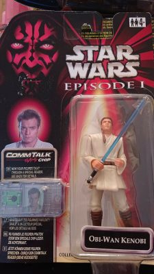 Star Wars - Rare Episode 1 - Obi-Wan Kenobi Commtech (CommTalk) Action Figure